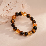 星棕·金芒丨水晶手鏈 能量場中達成安定與活力的平衡