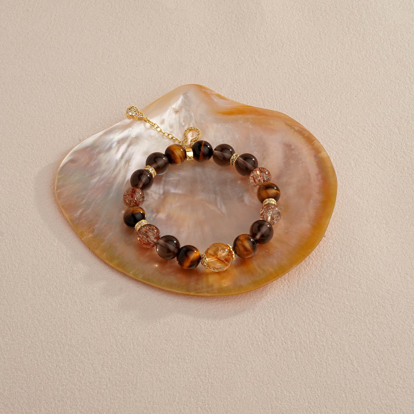 棕韻·秘境丨水晶手鏈 静而愈明 行而愈坚」