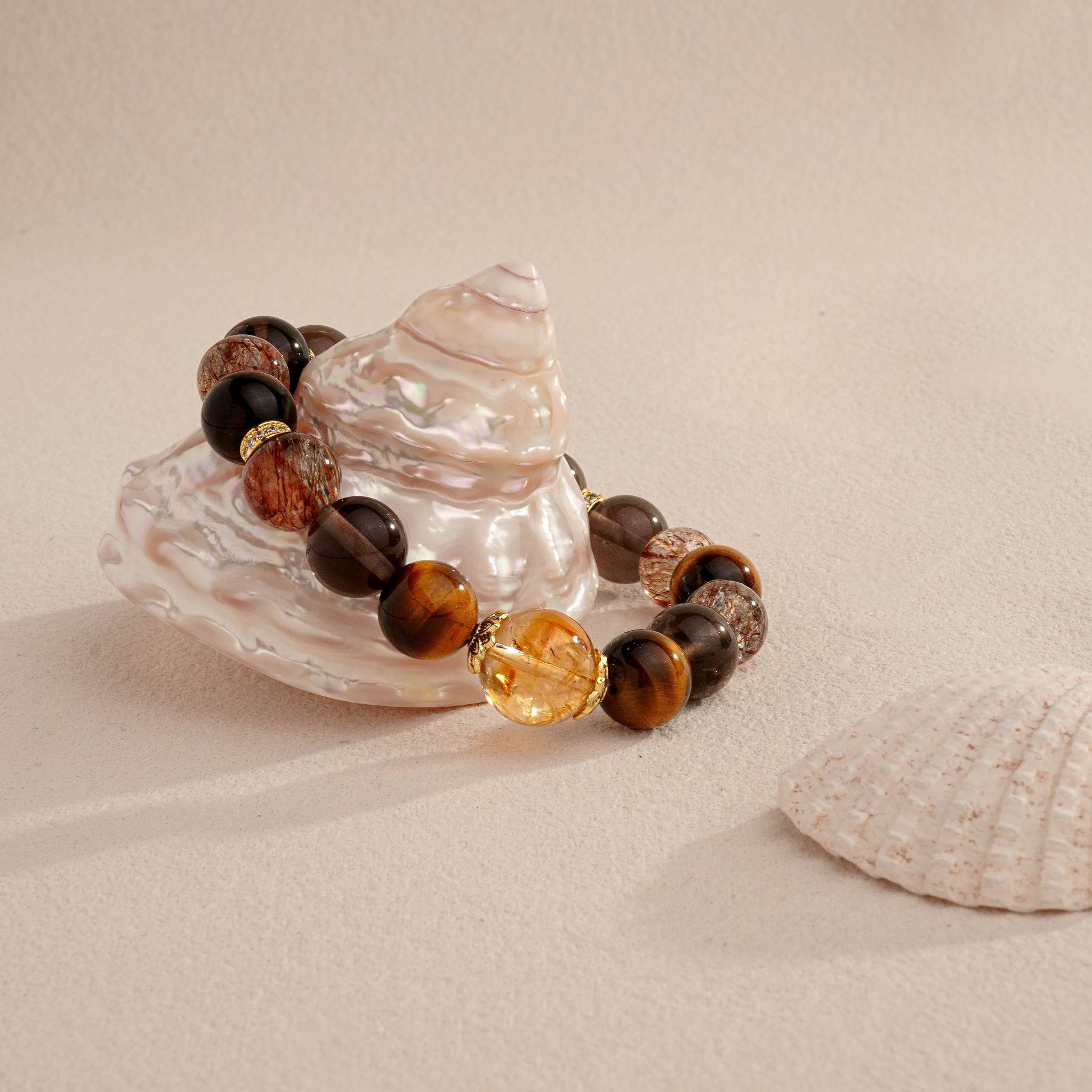 棕韻·秘境丨水晶手鏈 静而愈明 行而愈坚」