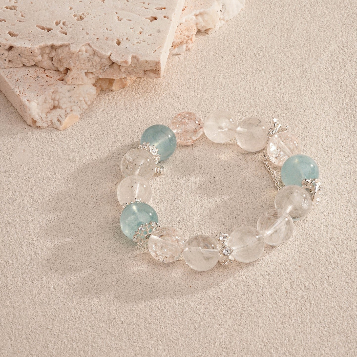 冰凝·絮語丨水晶手鏈 「海洋的精靈石」