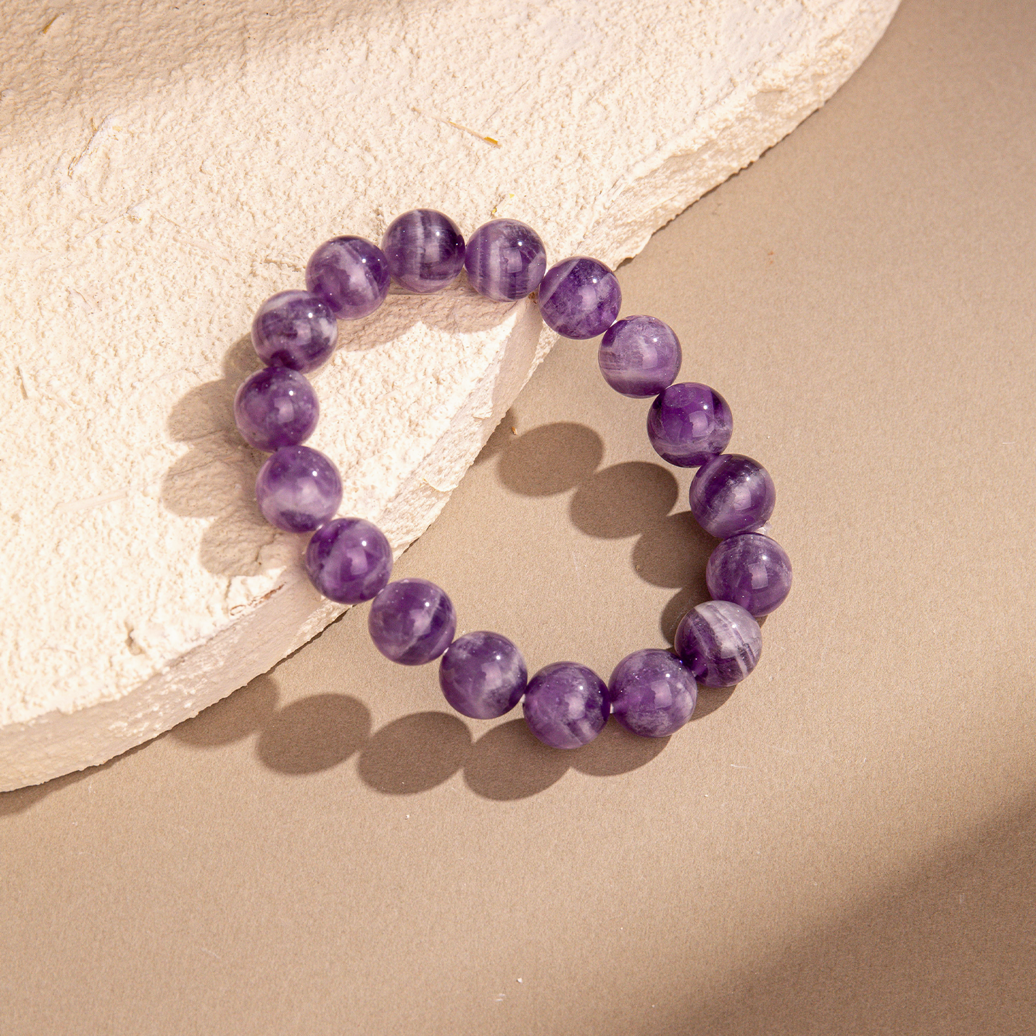 紫霧·星軌丨水晶手鏈 霧感紋理 星芒光澤