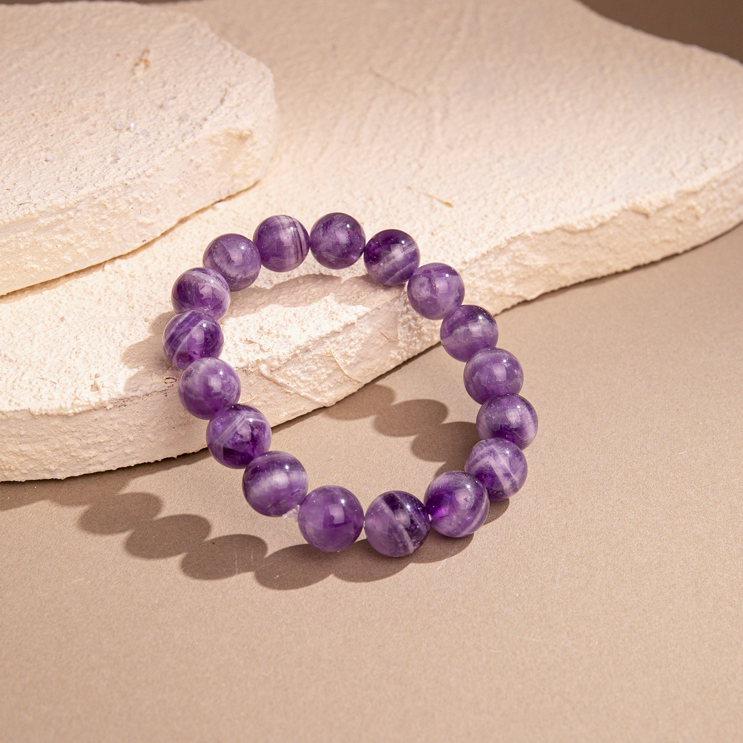 紫霧·星軌丨水晶手鏈 霧感紋理 星芒光澤