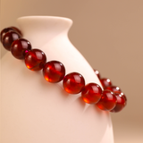 赤霞·棲時丨新年吉祥禮丨石榴石好運手鏈 顯白襯膚 本命年轉運珠