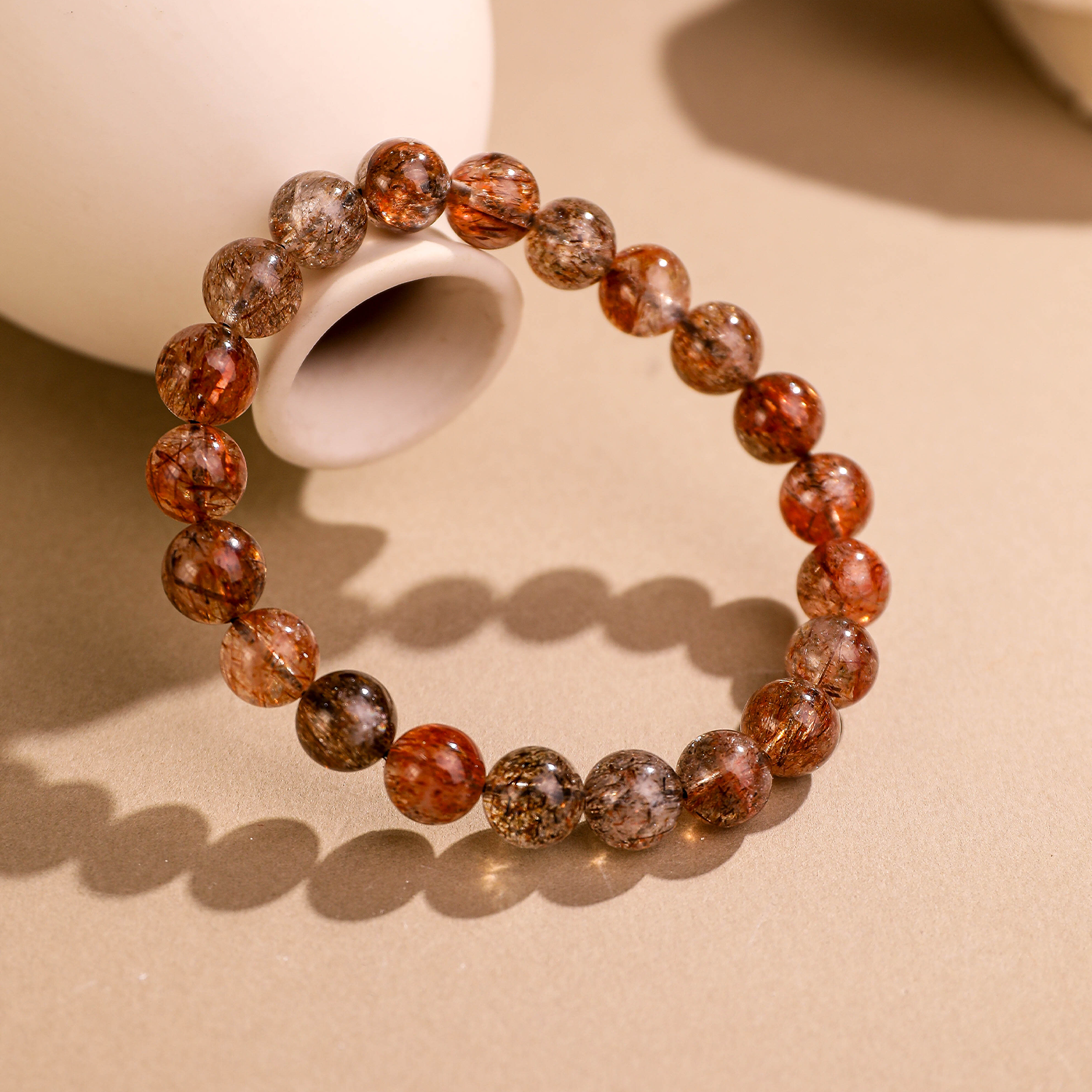 星塵·超七丨發晶手鏈丨新年招財運提氣場 質感高級 職場人開運必備手鏈