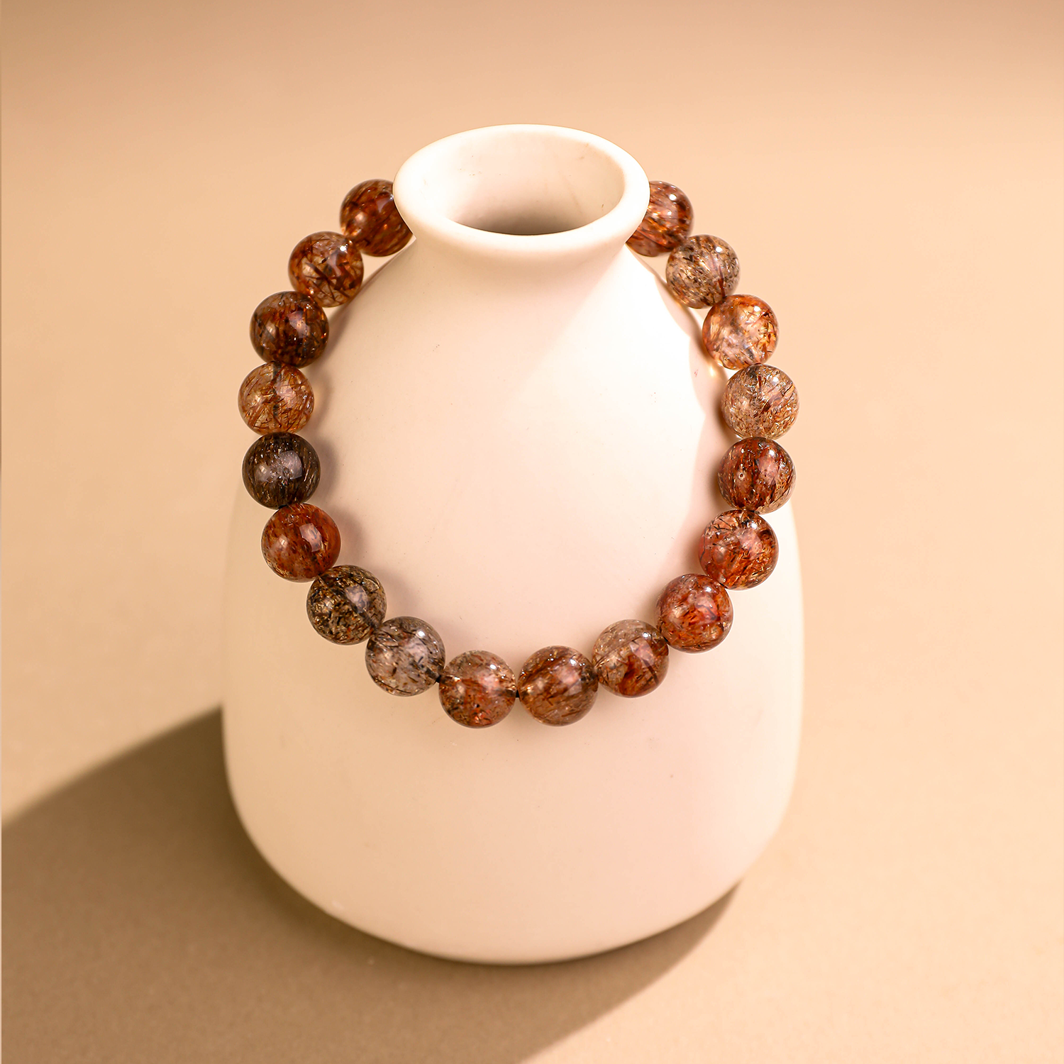 星塵·超七丨發晶手鏈丨新年招財運提氣場 質感高級 職場人開運必備手鏈