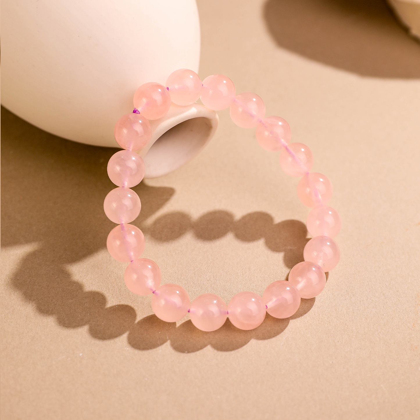 桃霧·栖春丨粉晶招桃花丨新年旺正緣人緣 溫柔顯白 日常百搭氣質手鏈