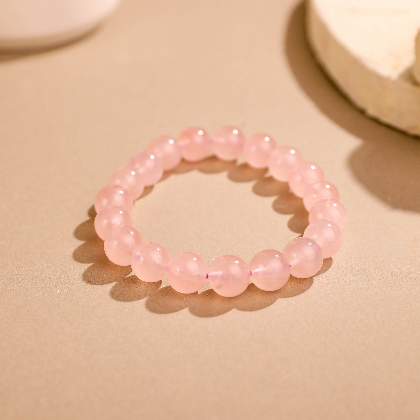 桃霧·栖春丨粉晶招桃花丨新年旺正緣人緣 溫柔顯白 日常百搭氣質手鏈