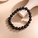 玄鏡.凝光丨黑瑪瑙手鏈丨冰亮黑瑪瑙手鏈 辟邪擋煞招財 百搭通勤