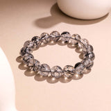 墨絮·凝脂丨黑发晶手鏈丨招財聚財旺事業 水晶守護手鏈