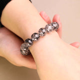 墨絮·凝脂丨黑发晶手鏈丨招財聚財旺事業 水晶守護手鏈