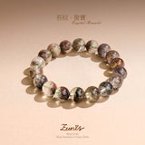 苔紋·聚寶丨綠幽靈手鏈丨綠幽靈聚寶盆手鏈 馬年穩事業招正財 本命水晶鏈