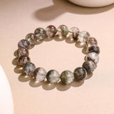 苔紋·聚寶丨綠幽靈手鏈丨綠幽靈聚寶盆手鏈 馬年穩事業招正財 本命水晶鏈