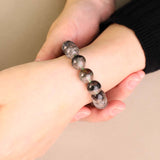 苔紋·聚寶丨綠幽靈手鏈丨綠幽靈聚寶盆手鏈 馬年穩事業招正財 本命水晶鏈