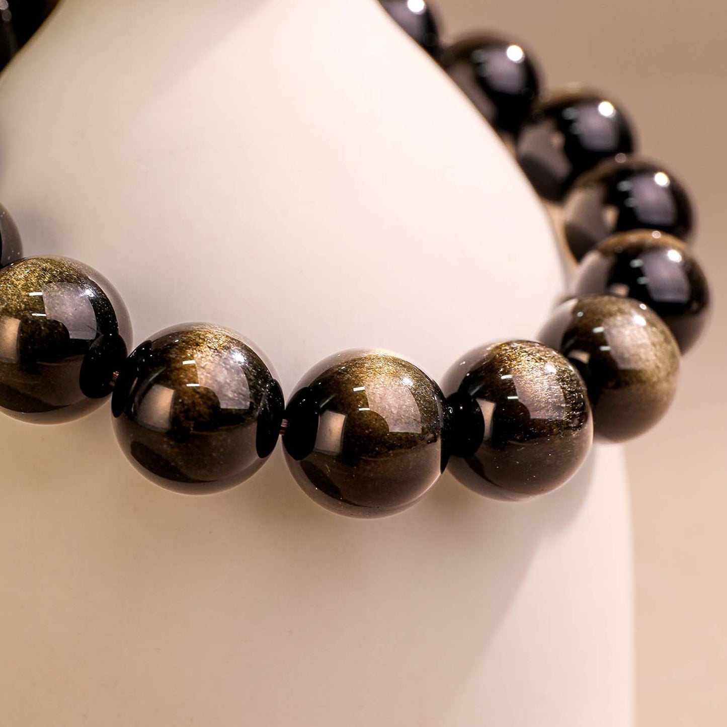 玄金·曜影丨金曜石手鏈丨招財聚財旺事業 金眼黑曜石守護鏈