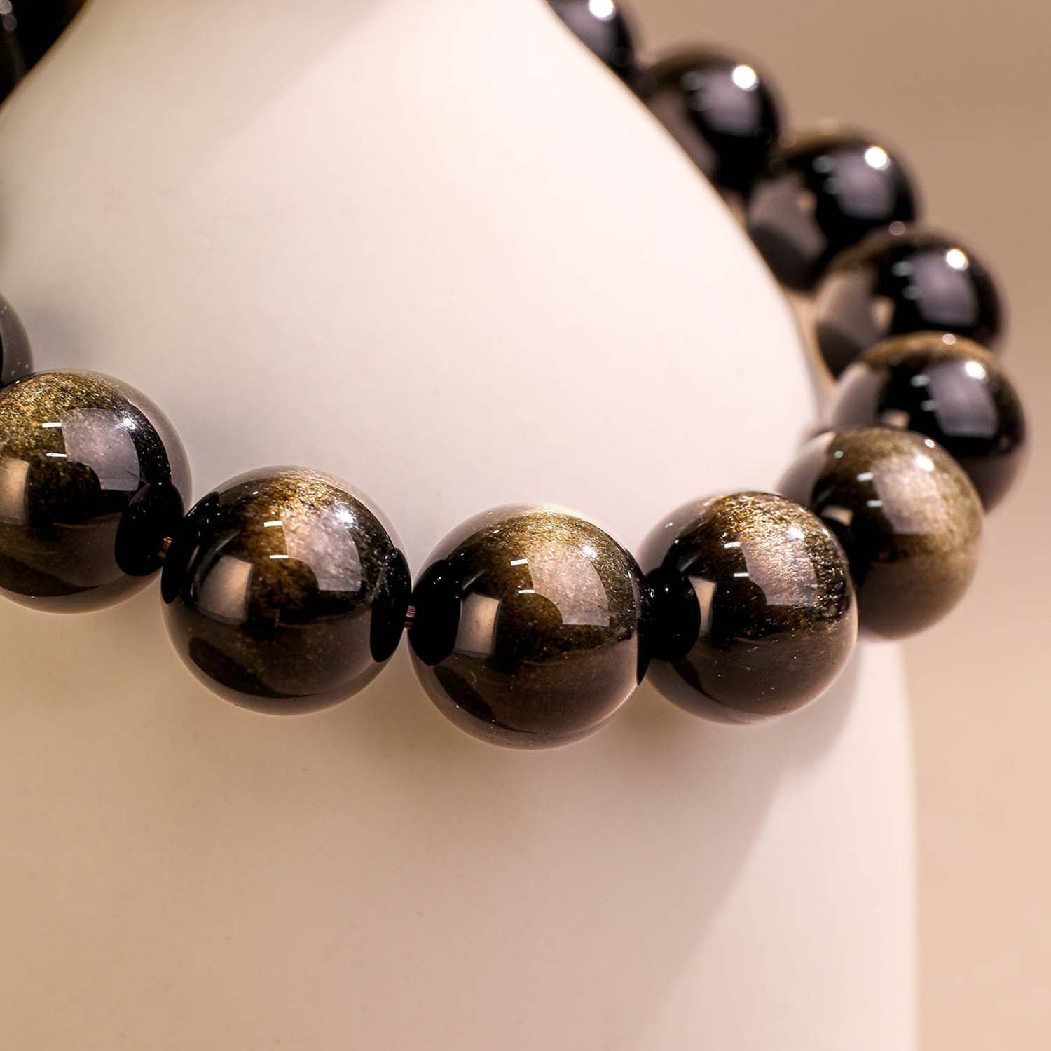 玄金·曜影丨金曜石手鏈丨招財聚財旺事業 金眼黑曜石守護鏈