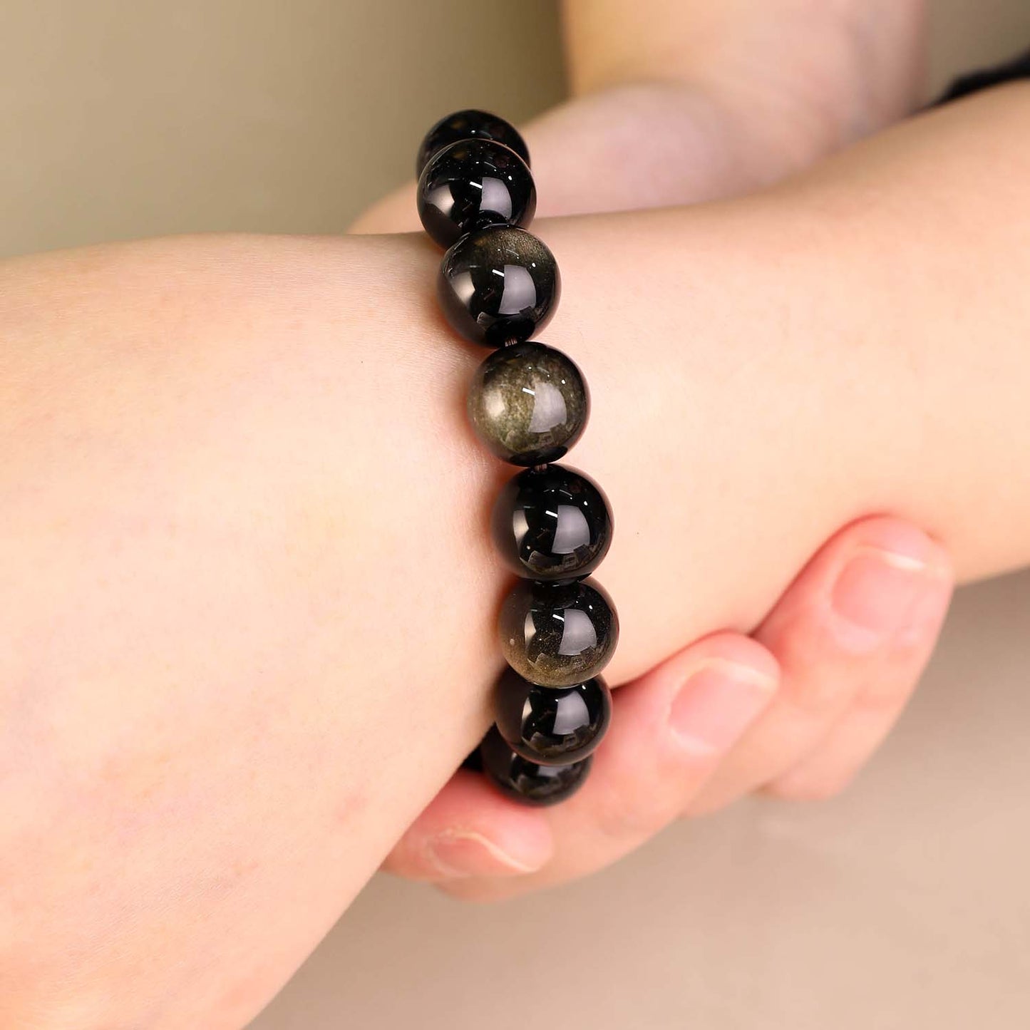 玄金·曜影丨金曜石手鏈丨招財聚財旺事業 金眼黑曜石守護鏈