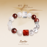 暖雪·緋星丨水晶手鏈 星光落腕 温柔随行