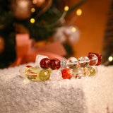 暖雪·緋星丨水晶手鏈 星光落腕 温柔随行