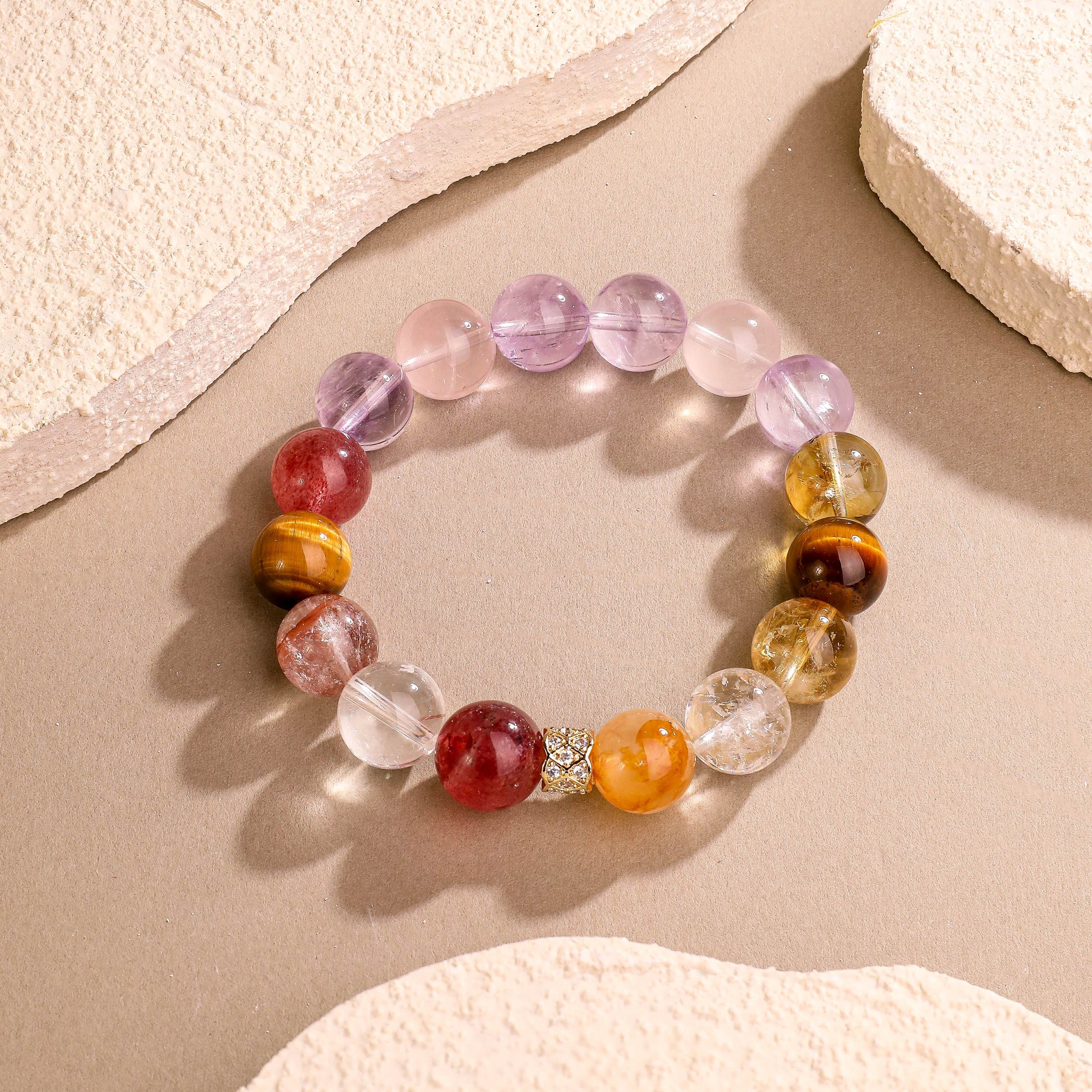 靈犀·啟運丨水晶手鏈 以晶為媒 順牛年和合之勢