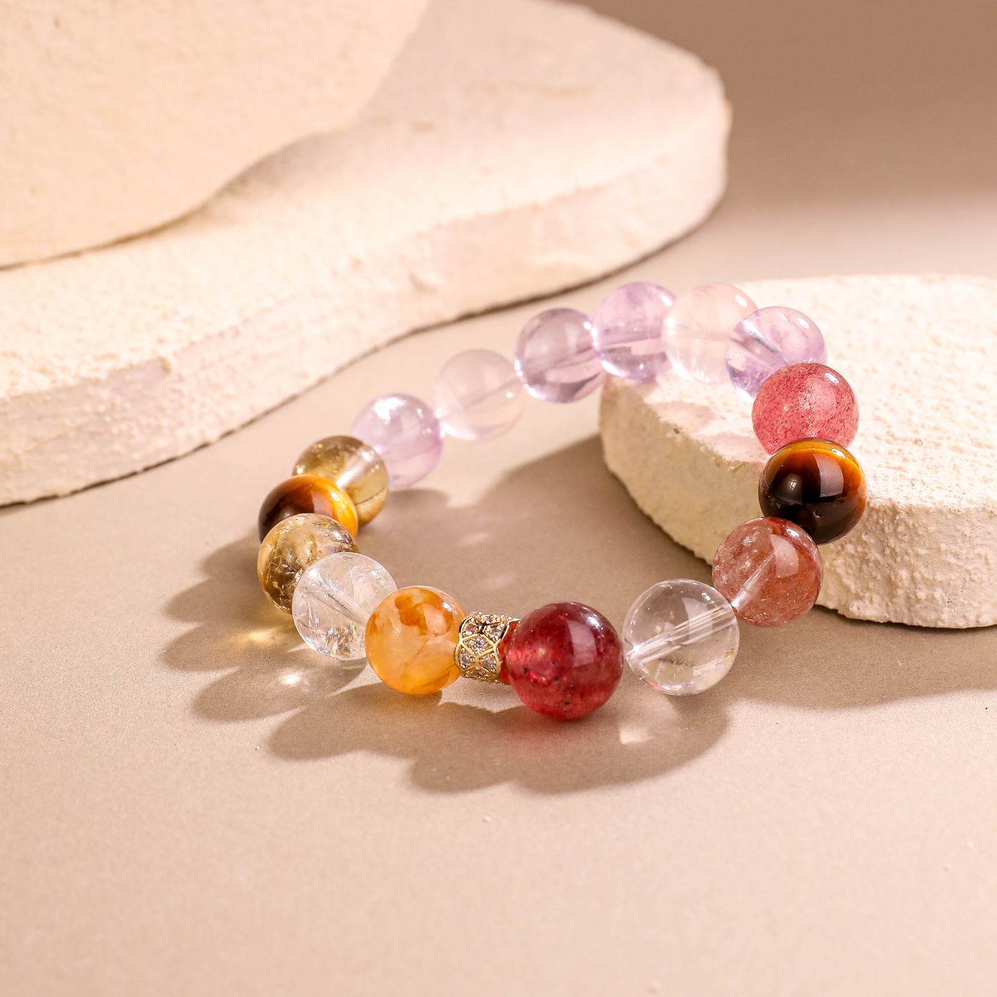 靈犀·啟運丨水晶手鏈 以晶為媒 順牛年和合之勢