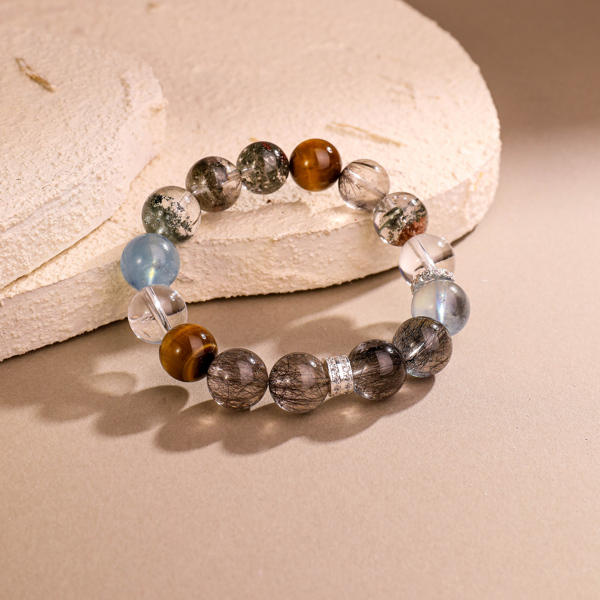 寅虎·靈澤丨水晶手鏈 晶潤虎途 福澤相濡