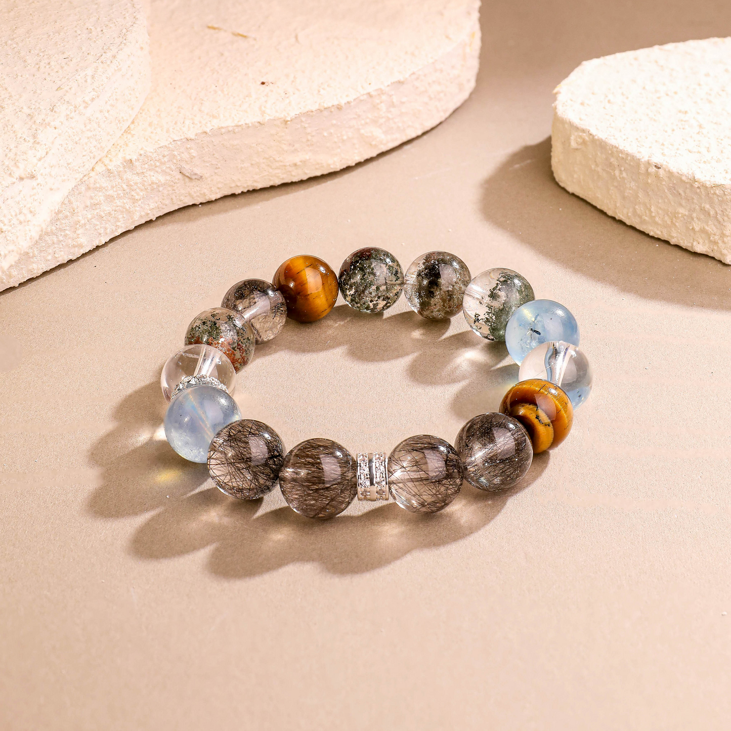 寅虎·靈澤丨水晶手鏈 晶潤虎途 福澤相濡