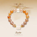 三曜•澄心丨白晶澄心  膠花引運  發晶提氣