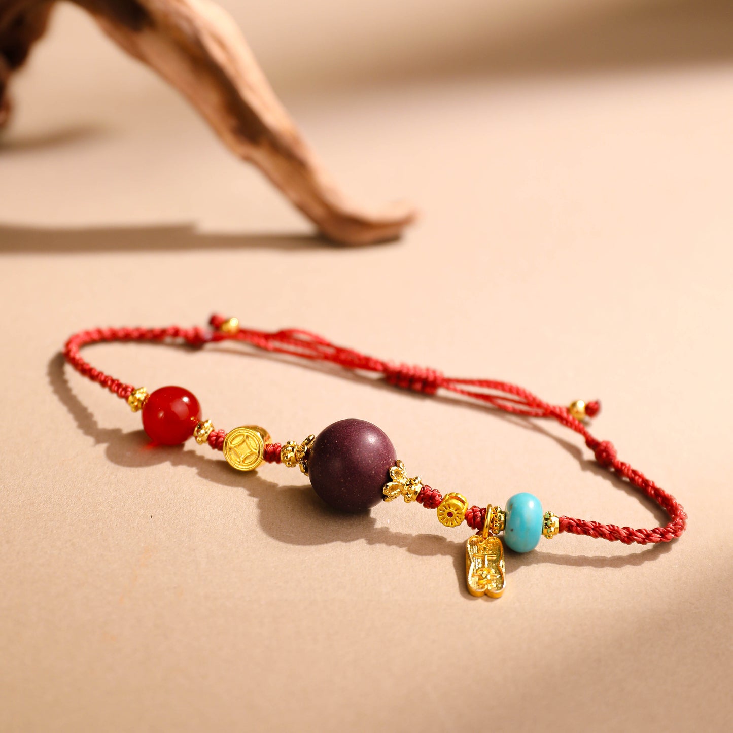 馬年本命丨紫氣東來丨合香珠手鏈 香韵稳心避太歲 纳福开运 安神吉祥串珠紅繩手鏈