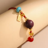 馬年本命丨紫氣東來丨合香珠手鏈 香韵稳心避太歲 纳福开运 安神吉祥串珠紅繩手鏈