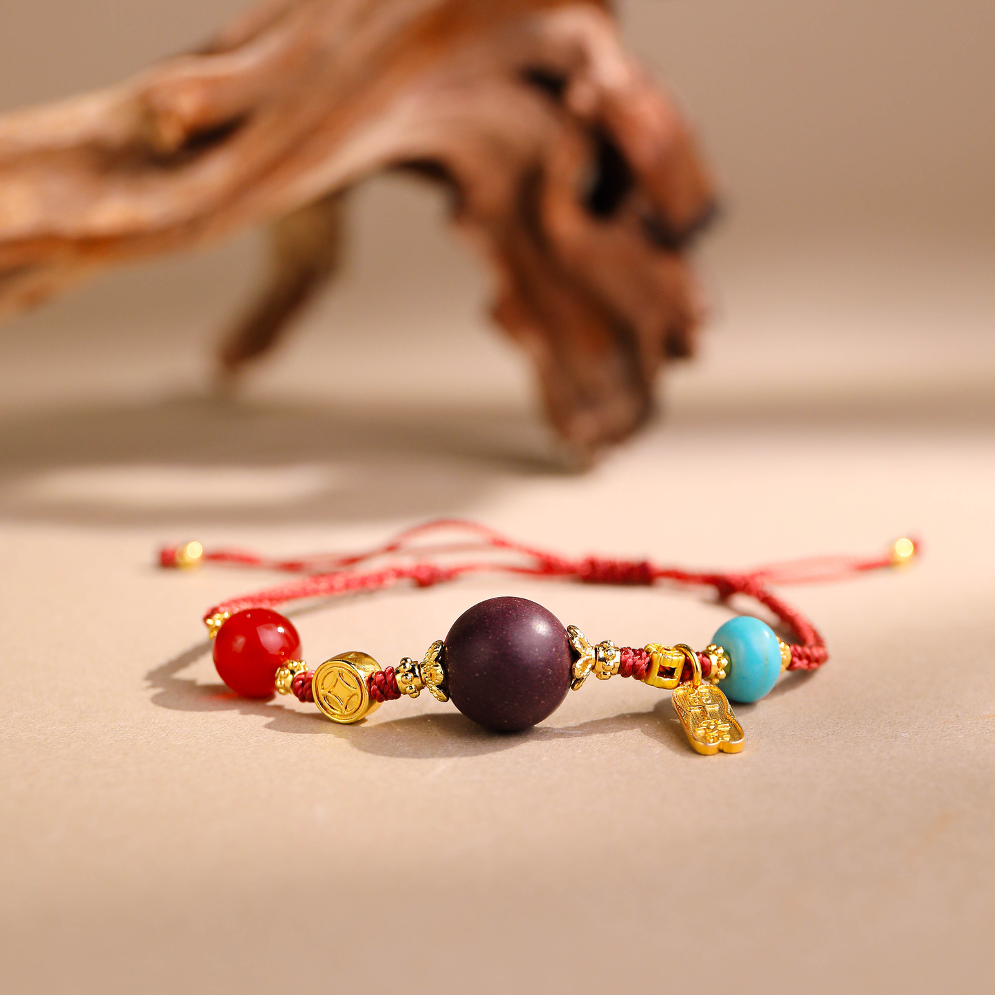 馬年本命丨紫氣東來丨合香珠手鏈 香韵稳心避太歲 纳福开运 安神吉祥串珠紅繩手鏈