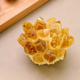 招財·金峰丨療愈黃水晶簇原石 丨提升機遇 招財納福風水水晶簇