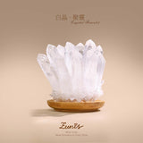 白晶·聚靈丨療愈白水晶簇原石丨淨化聚氣 中和輻射淨化負能量