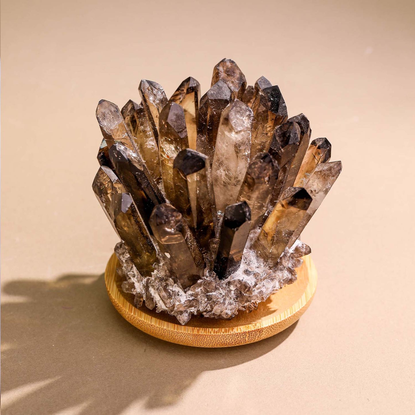 煙霞·晶簇丨療愈茶晶簇原石丨穩定情绪 辟邪擋煞守護運勢