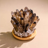 煙霞·晶簇丨療愈茶晶簇原石丨穩定情绪 辟邪擋煞守護運勢