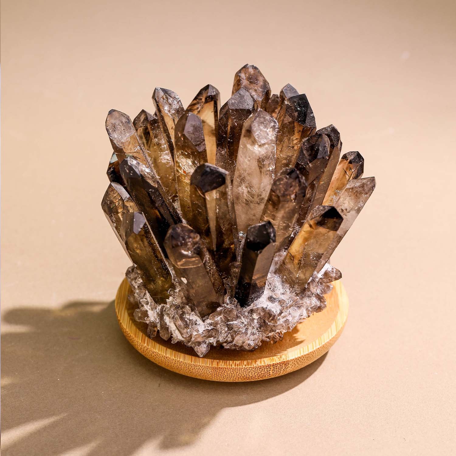 煙霞·晶簇丨療愈茶晶簇原石丨穩定情绪 辟邪擋煞守護運勢