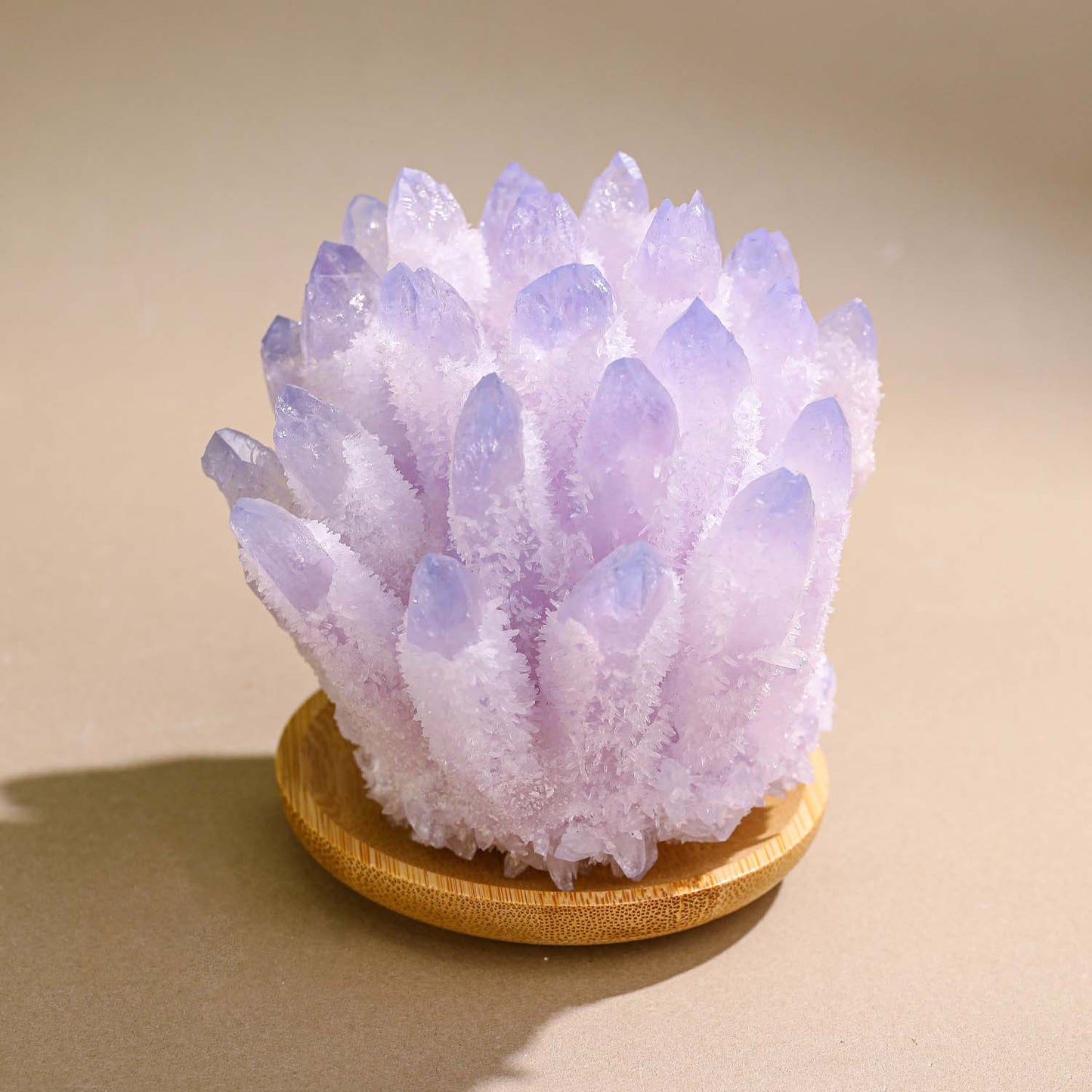 蔚藍·星芒丨療愈粉紫水晶簇原石 丨招財旺運 鎮宅守護防小人好物