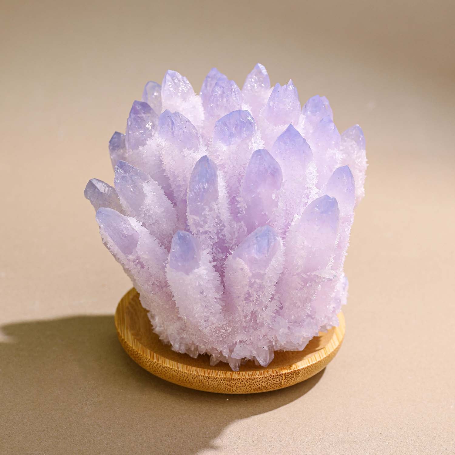 蔚藍·星芒丨療愈粉紫水晶簇原石 丨招財旺運 鎮宅守護防小人好物