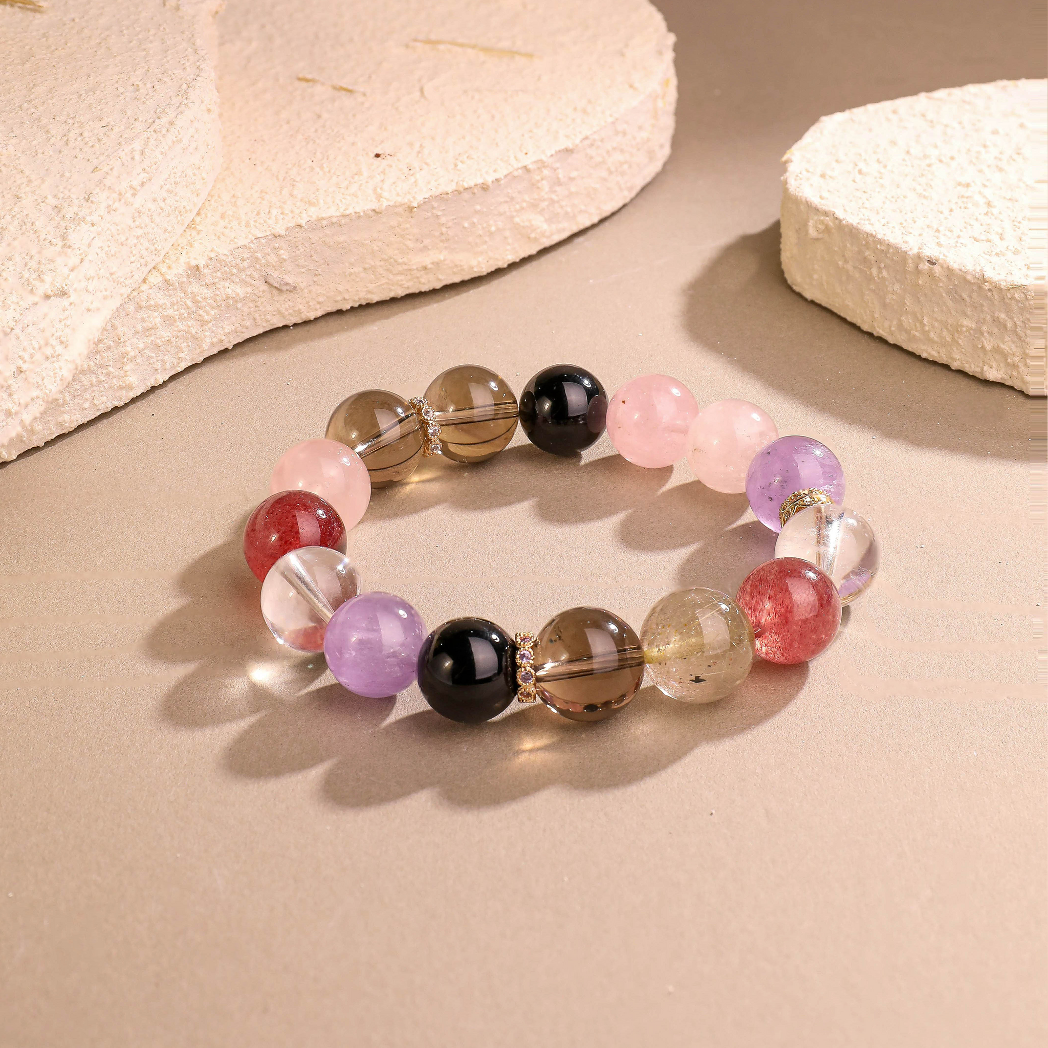 坤土·聚瑞丨水晶手鏈 戌狗秉晶瑞 土氣鎮吉昌