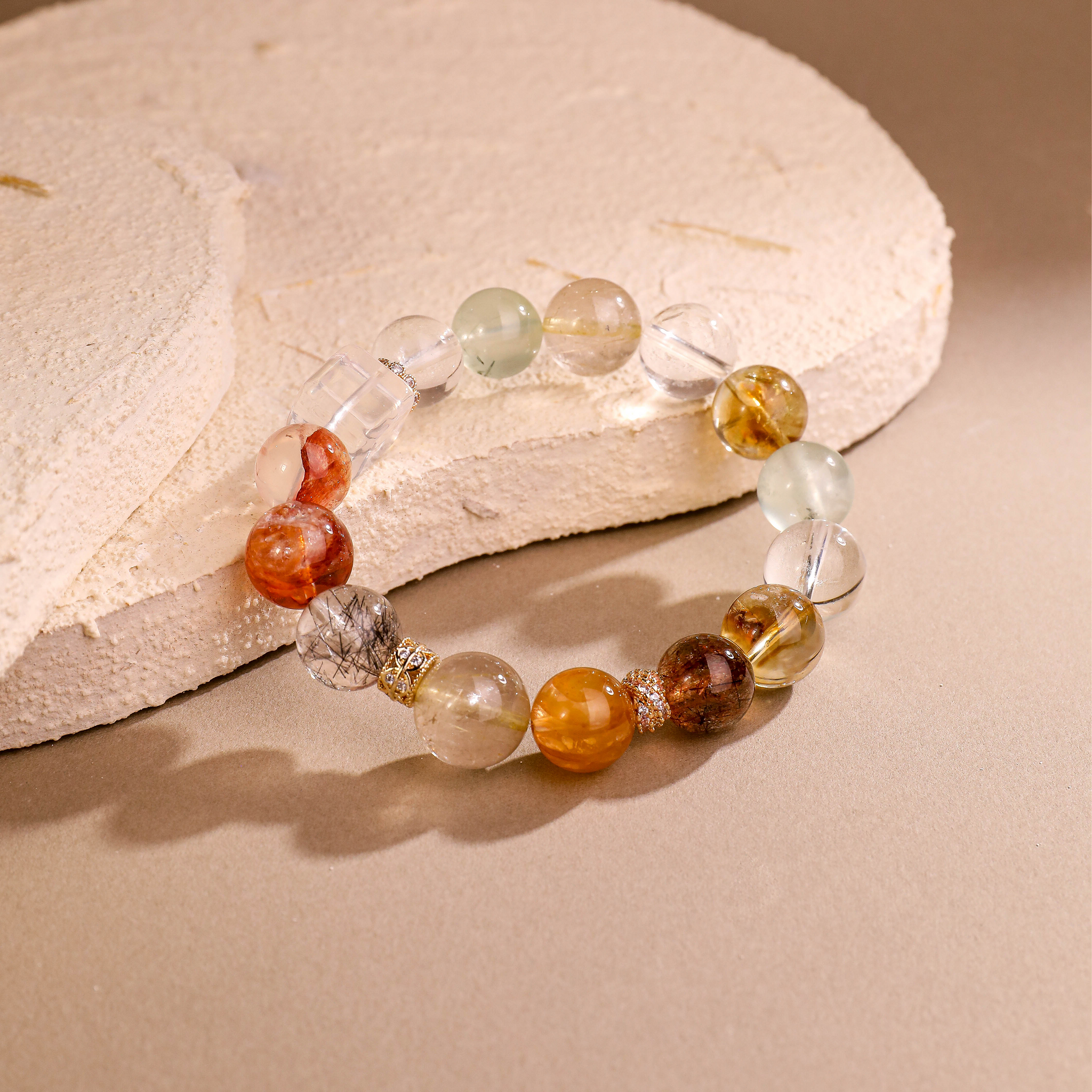 柔土·羊曜丨水晶手鏈 吉羊納福 土潤羊興