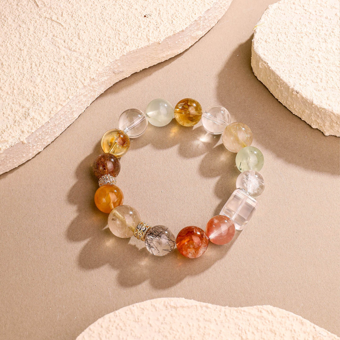 柔土·羊曜丨水晶手鏈 吉羊納福 土潤羊興