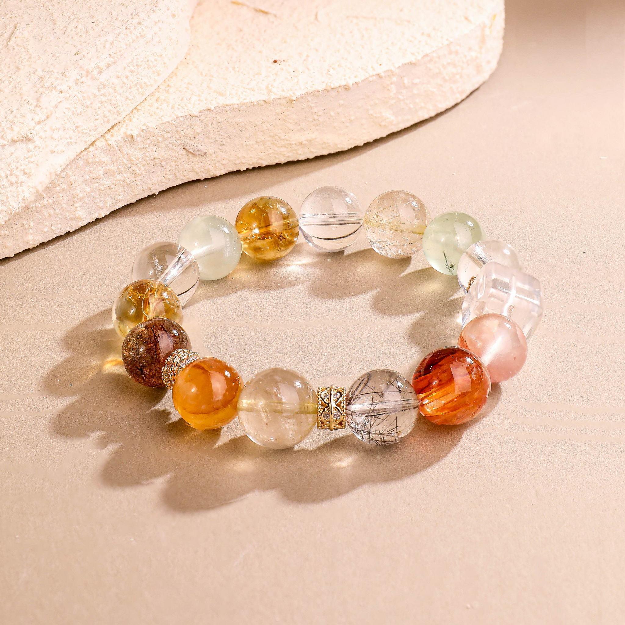 柔土·羊曜丨水晶手鏈 吉羊納福 土潤羊興