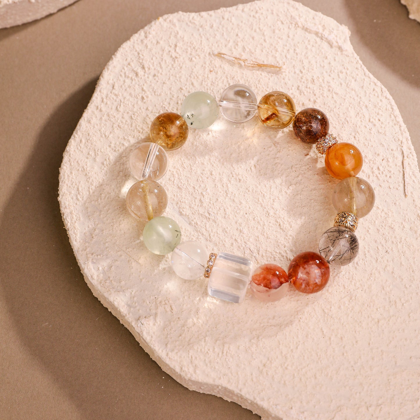 柔土·羊曜丨水晶手鏈 吉羊納福 土潤羊興